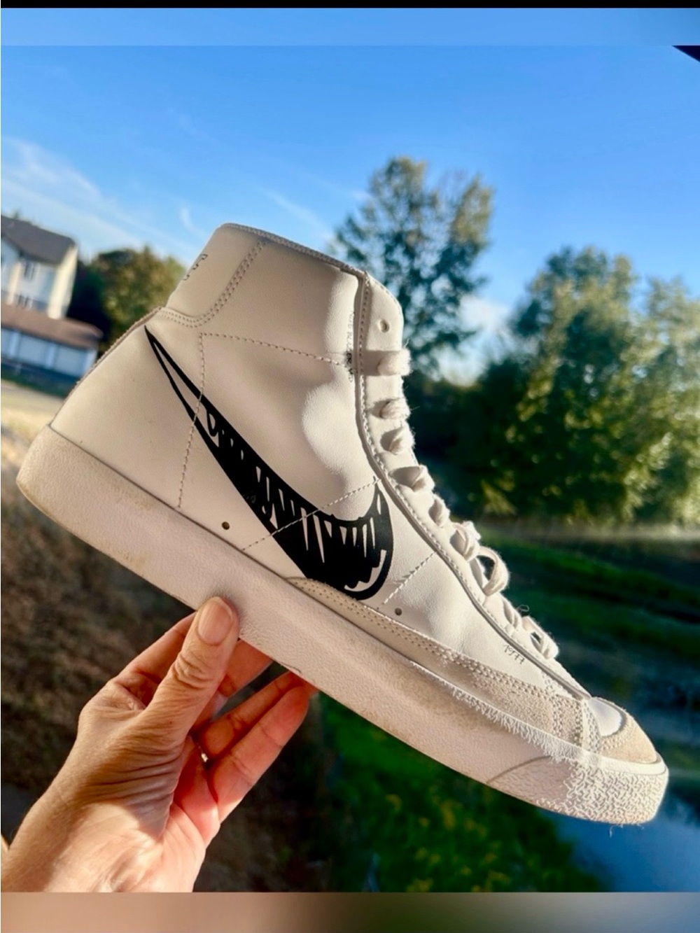 Nike Blazer Mid '77 Vintage Sketch CW7580-101 Verification Tag Original Box